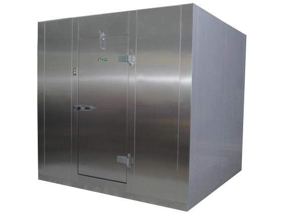 Customized Walk In Fish Meat Freezer Rooms 100mm Prefabricated Walk In