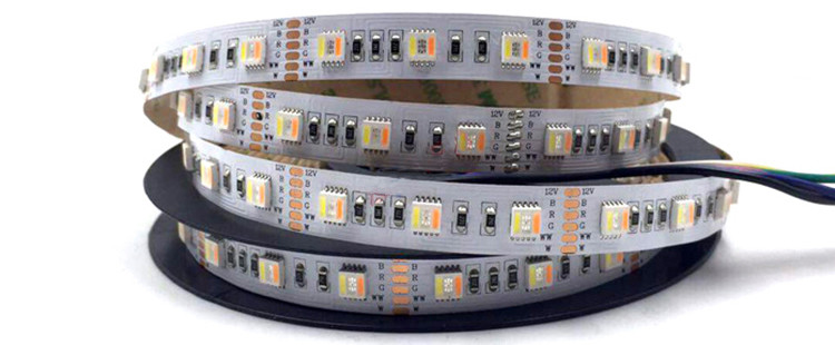 Remote Control Smart LED Strip Light RGB CCT 6 Pin Color Changing 5050 24V 5 In 1