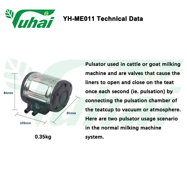 Interpuls L80 Pneumatic Pulsator For Milking Machine, Milking Machine Spare Parts