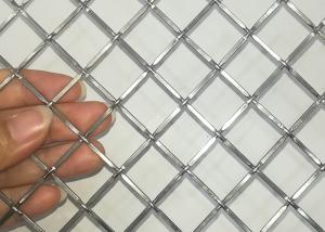 Quality Interior 316l Stainless Steel Wire Mesh Crimps Woven Metal Building Facade using wholesale