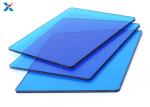 Perspex Polycarbonate Roofing Sheet Transparent Blue Impact Resistance