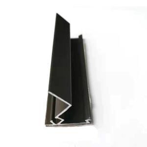 Quality T5 Aluminum Window Profiles Casement Bead Brown Powder Surface wholesale