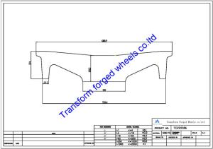 Quality TC220006 22 inch forged center disk blanks wholesale