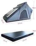 Van Jeep Triangle Rooftop Tent For Camping 210*132*150cm Open Size