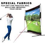 High Durability Fiberglass Golf Hitting Practice Net Durable Long Frame
