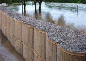 Quality Professional Hesco Bastion Barrier For Bridge Protection / Flood Bank wholesale