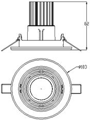 10W LED retrofit globe