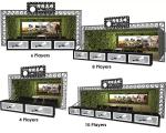 Amusement Shooting Arcade Machine Simulator Projector Hunter Hero 450W Power