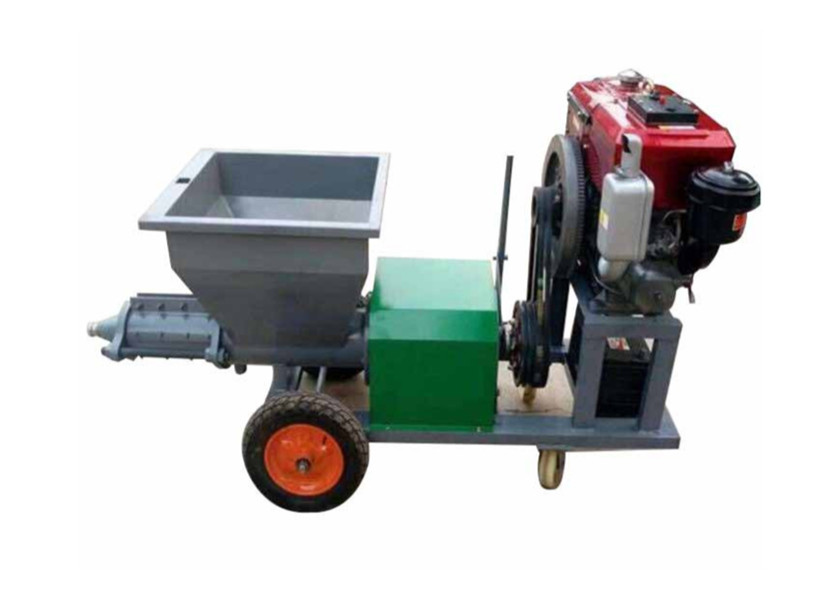 Diesel Stucco Plaster Machine Mortar Plastering Machine 3M3/H Flow