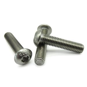 Quality Custom M8 Button Screw for Photovoltaic Support Stainless Steel Grade 4.8/8.8/10.9/12.9 wholesale