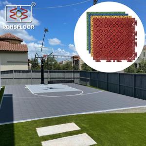Quality 304.8mm*304.8mm Tennis Court Tiles Outdoor PP Basketball Court Flooring wholesale