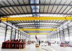 10T Single Girder Electric Hoist EOT Bridge Overhead Crane For Steel Structure
