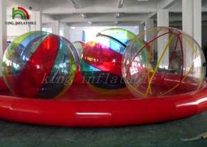 Quality Multi-Color Inflatable Walk On Water Ball , Kids Funny Summer Water Pool Games wholesale