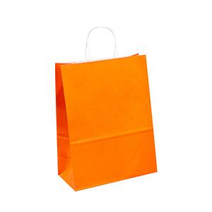 Quality White Brown Kraft Gift Shopping Paper Bag With Handles Custom Printed Logo wholesale