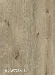 Quality GL-W7234-4 Anti Slip Fire Rigid SPC Flooring Plank Click Oak Stone PVC Vinyl Laminate wholesale