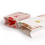 Custom Printed Ribbon Handle Craft Gift Jewelry Paper Bag