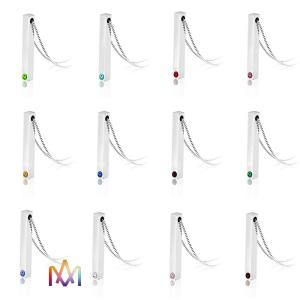 Quality Rustproof Stainless Steel Cuboid Bar Mens Pendant Necklace wholesale