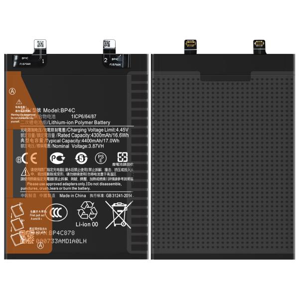 RECHARGABLE BP4C 3.87V 4400mAh Lithium Polymer Battery For Xiaomi Redmi Note 11T