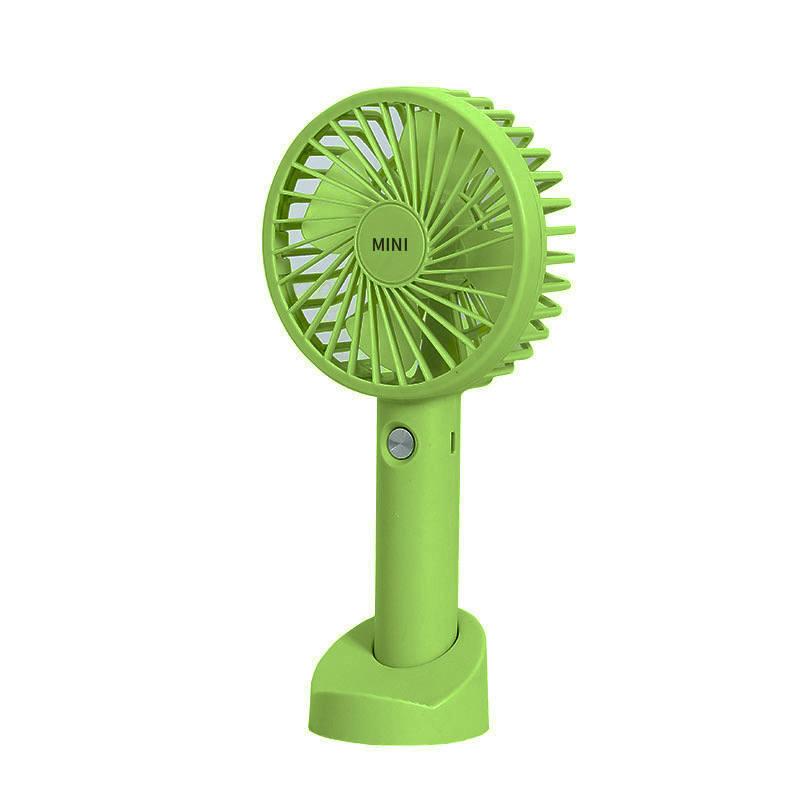 Mini Hand Fan USB Rechargeable NO App Control Black White Orange Green Blue or Yellow