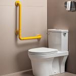 Customizable Bathroom Safety Bars Barrier Free Toilet Safety Rail Household