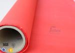 Fiberglass Fire Blanket Cloth With Acrylic Welding Safety Protection Red 550℃