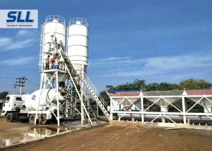 Quality HZS50 Ready Mix Batching Plant , Ready Mix Concrete Plant Without Cement Silo wholesale
