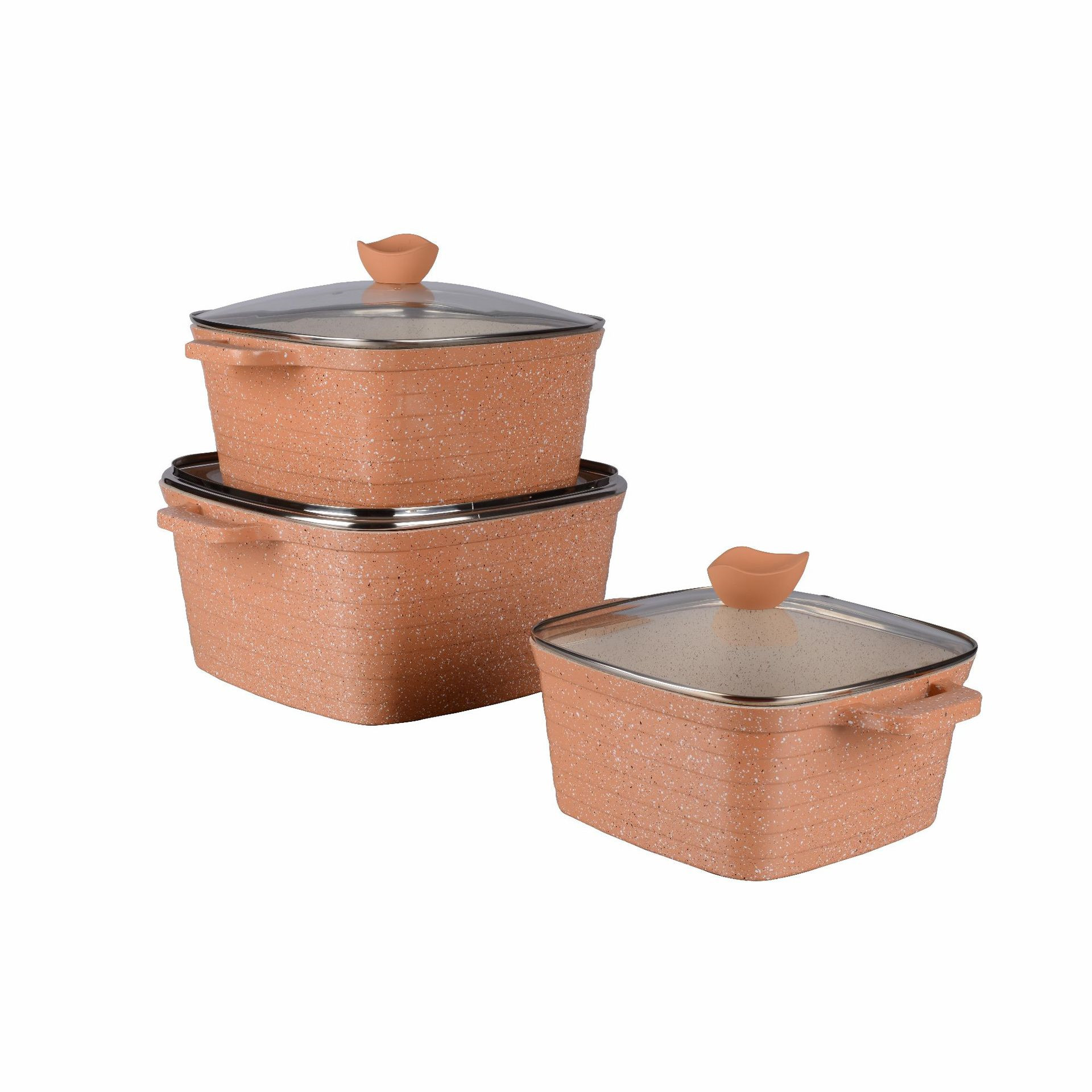 High Quality Aluminum Non Stick Cooking Pot And Pans Set Kitchen Soup Pot Stock Pot Set Cookware Sets