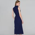 Alibaba wholesale blue sleeveless blazer dress