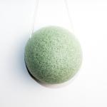 Sensitive Skin Washable Green Tea Konjac Sponge Exfoliator Face Wash Facial