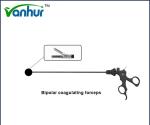 Steel Laparoscopic Bipolar Coagulating Maryland Forceps for Minimally Invasive