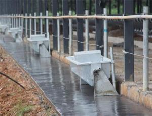 Quality 50mm Insulation Galvanized Dairy Farm 1m Cow Water Trough wholesale