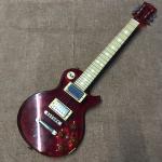High quality LED light acrylic electric guitar maple fingerboard, free shipping