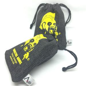 Quality Hot stamping Cotton Rope 18x23cm Jute Drawstring Bag for candy packing wholesale