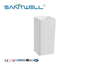 Quality Fashionable SP-004 Modern Pedestal Sink / Vanity Pedestal Basin Ceramic Material wholesale