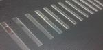 Al2O3 Single Crystal Custom Sapphire Glass Razor Medical Blade 38x4.5x0.3mmt