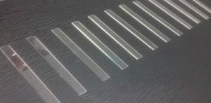 Quality Al2O3 Single Crystal Custom Sapphire Glass Razor Medical Blade 38x4.5x0.3mmt wholesale
