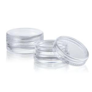 Quality Collar Material PS 2.5ml 3ml Round Jar for Portable Cream Direct wholesale