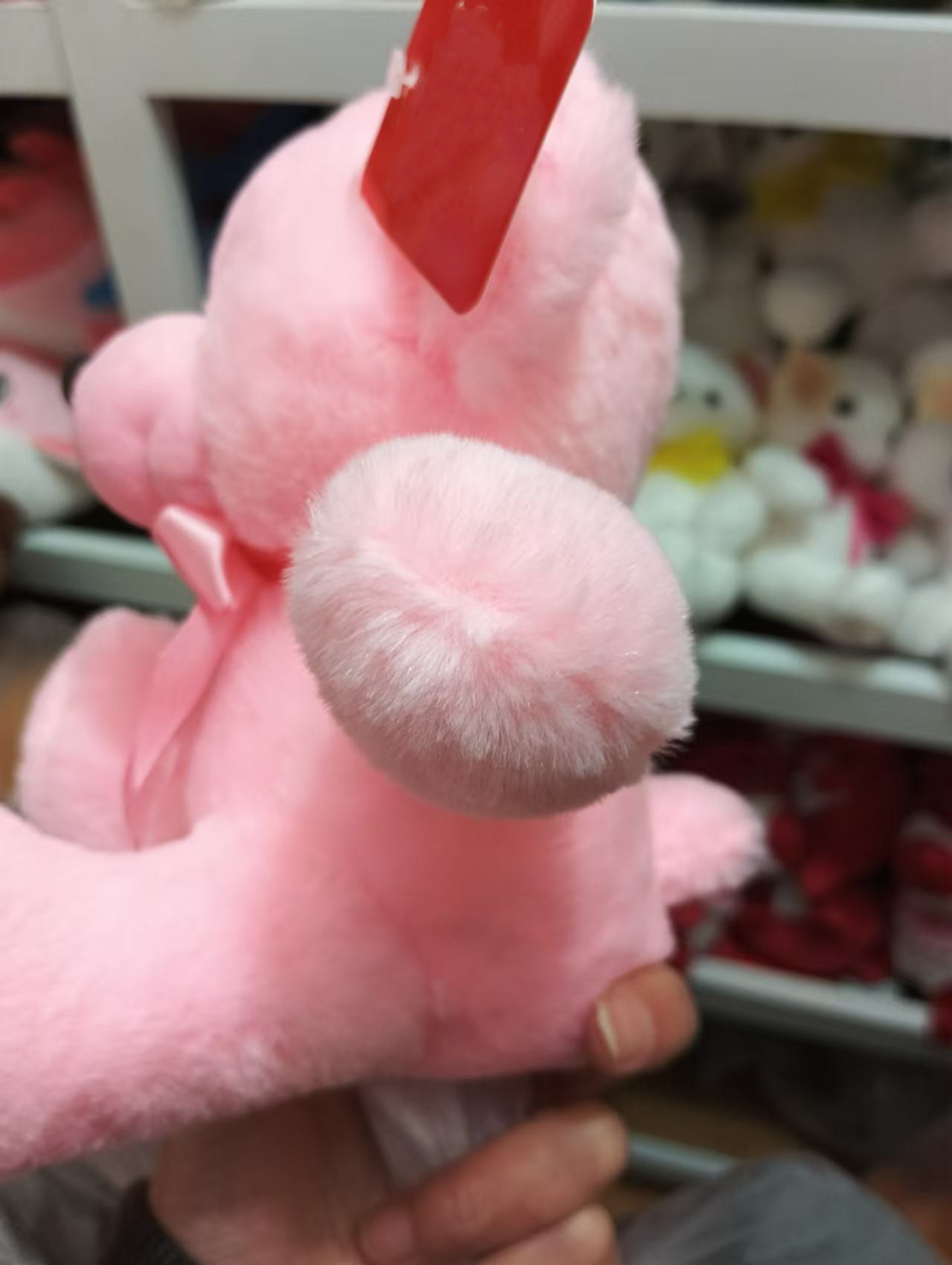 Plush toy stuffed toy pink teddy bear Christmas holiday gift animal cartoon cute toy