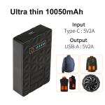 10050mAh Heated Vest Battery Pack Heated Body Warmer Battery Pack