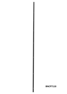 Quality 10 Feet High Heavy Duty Metal Posts C Shape For Welded Wire Partitions wholesale