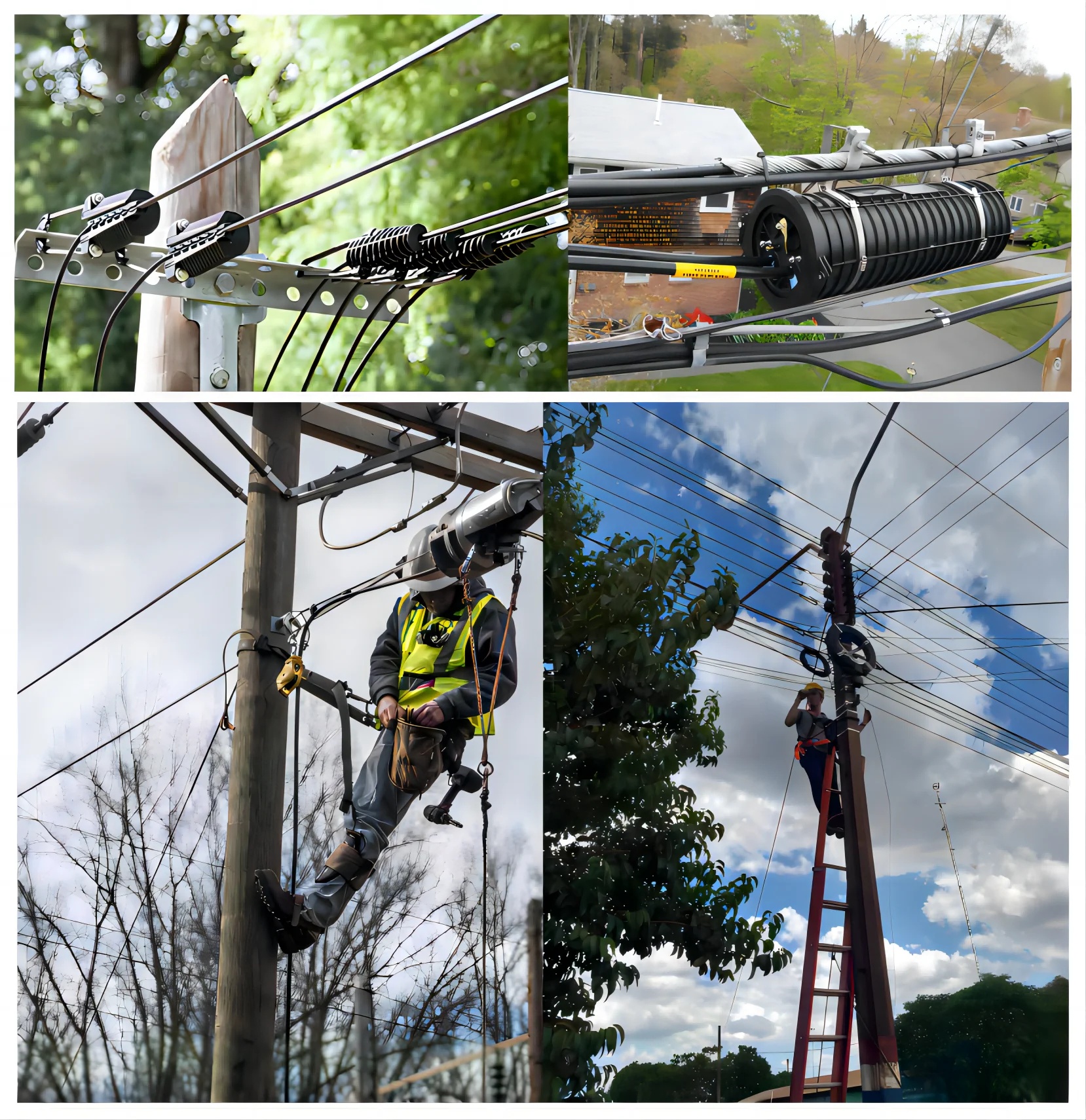 8-shaped LSZH Self-Supporting Armored Optical Cable for Versatile and Flexible FTTH