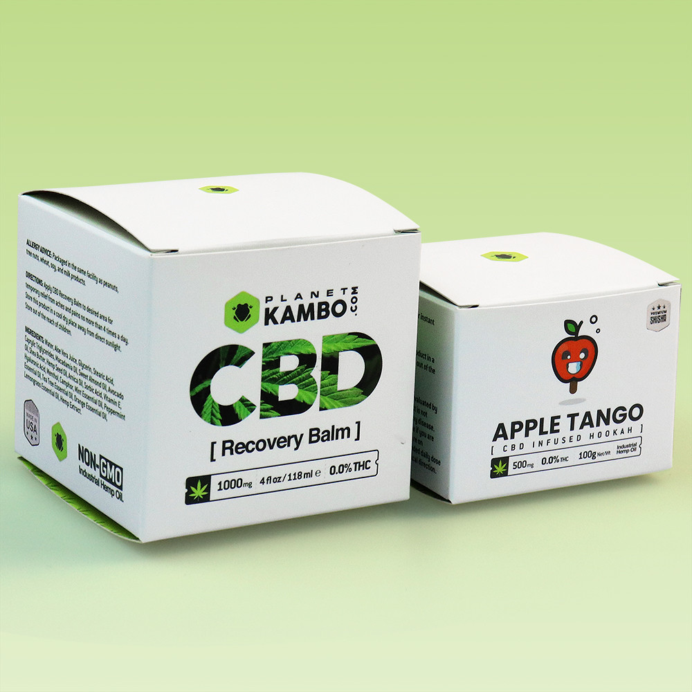 Wholesale CBD custom packaging with Customizable Design Matt Or Gloss Lamination