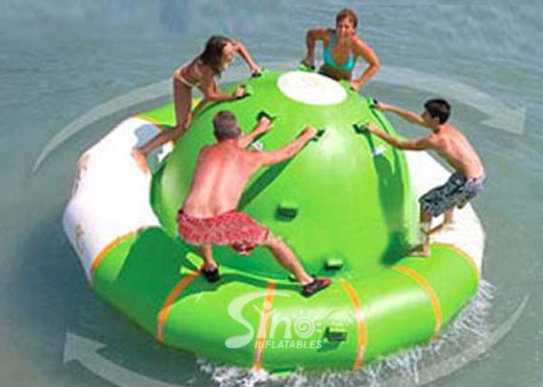 4m dia. 4 person children N adults inflatable water spinner for playing water
