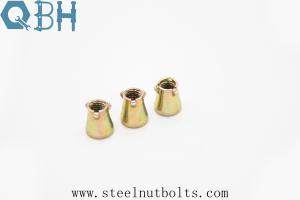 Quality Conical Nut Zinc Plating Carbon Steel Non Standard Fasteners Yellow wholesale