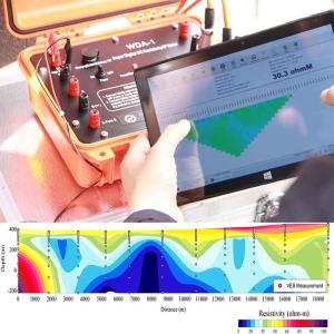 Quality High Density Multi Electrode 2/3D Resistivity IP Imaging System Tomograph Equipment For Gold Mineral Ore Finder wholesale