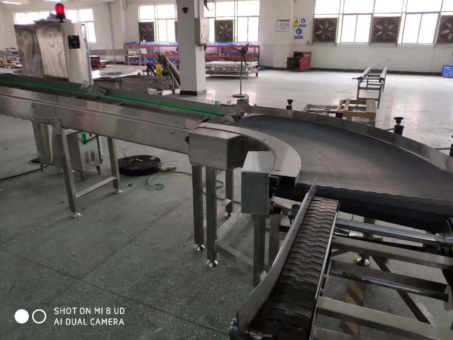 S Shape Food Industry Conveyors