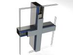 Flameproof Bullet Proof Curtain Wall High Precision Erosion Resistant Thermal