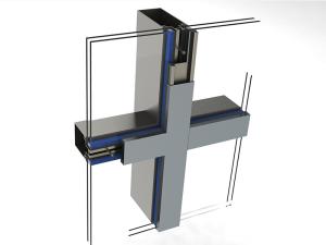 Quality Explosion Resistant Aluminum Curtain Wall Panels Safety Operation Antiwear wholesale