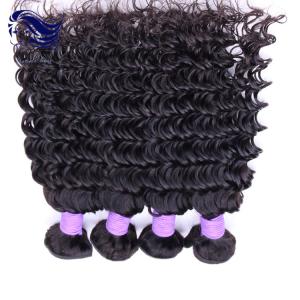 Quality Remy Virgin Peruvian Hair Extensions / Peruvian Body Wave Hair Bundles wholesale