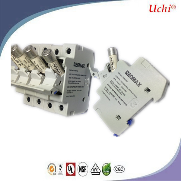 Photovoltaic 10X38mm PV1000 Ceramic Fuse For Solar Protection